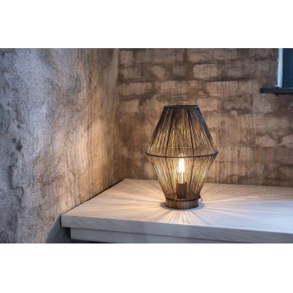 Markslöjd 108665 - Lámpara de mesa CASA 1xE27/40W/230V latón
