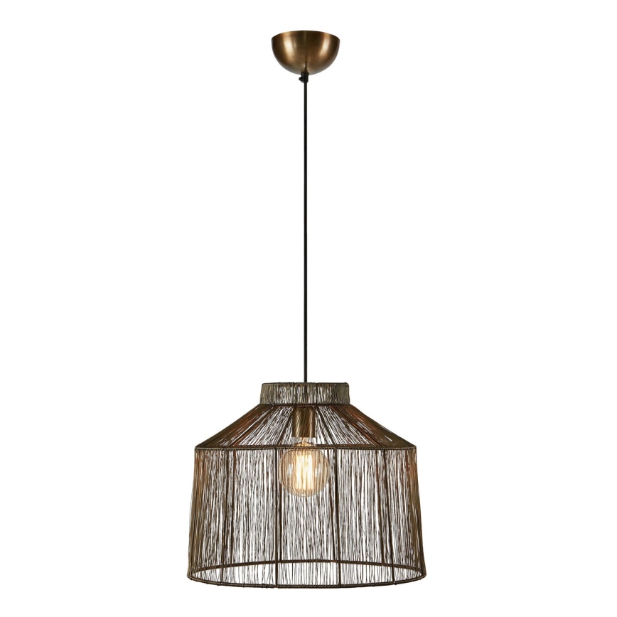 Markslöjd 108667 - Lámpara colgante CAPANNA 1xE27/40W/230V latón