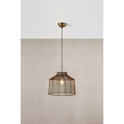Markslöjd 108667 - Lámpara colgante CAPANNA 1xE27/40W/230V latón