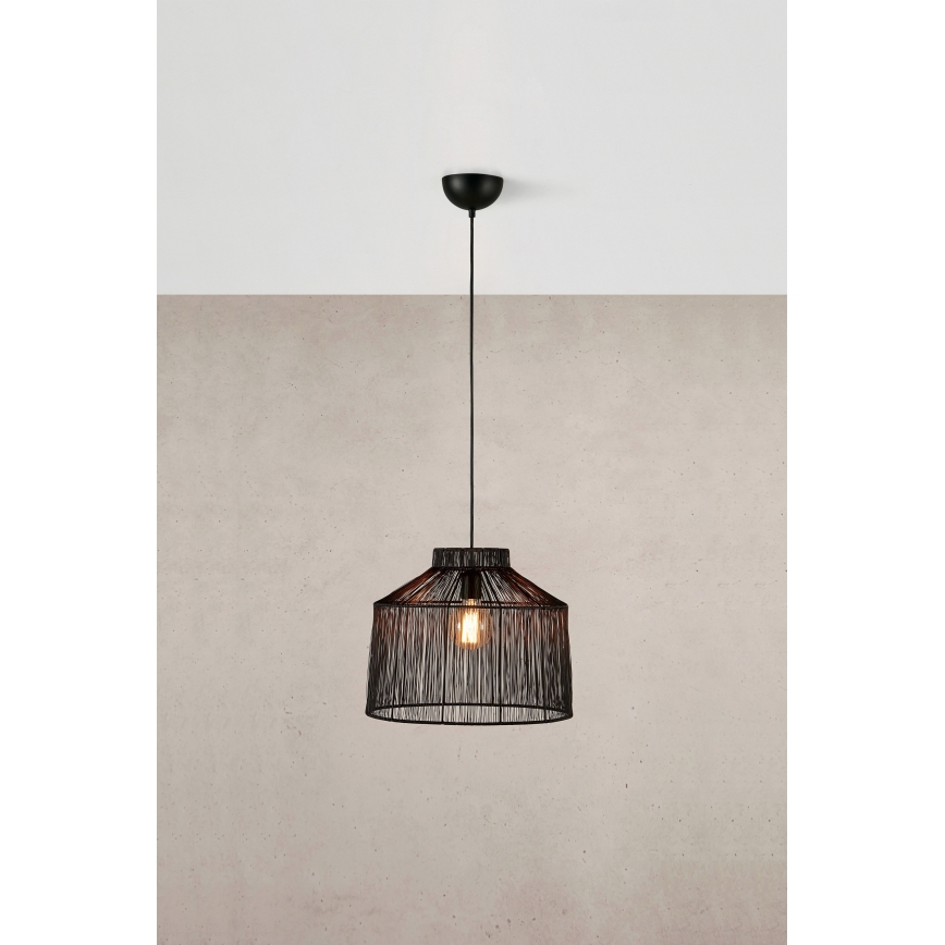Markslöjd 108668 - Lámpara colgante CAPANNA 1xE27/40W/230V negro