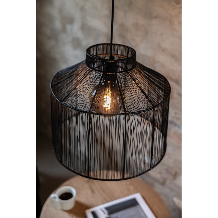 Markslöjd 108668 - Lámpara colgante CAPANNA 1xE27/40W/230V negro