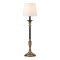 Markslöjd 108679 - Lámpara de mesa GENT 1xE27/40W/230V latón/negro/blanco