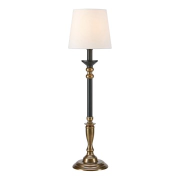 Markslöjd 108679 - Lámpara de mesa GENT 1xE27/40W/230V latón/negro/blanco