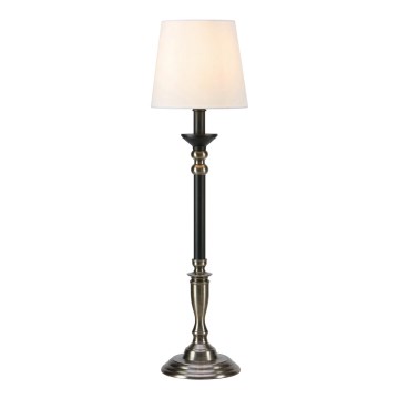 Markslöjd 108680 - Lámpara de mesa GENT 1xE27/40W/230V cromo mate/negro/blanco