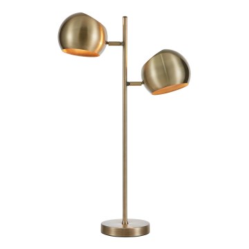 Markslöjd 108692 - Lámpara de mesa EDGAR 2xE14/40W/230V dorado