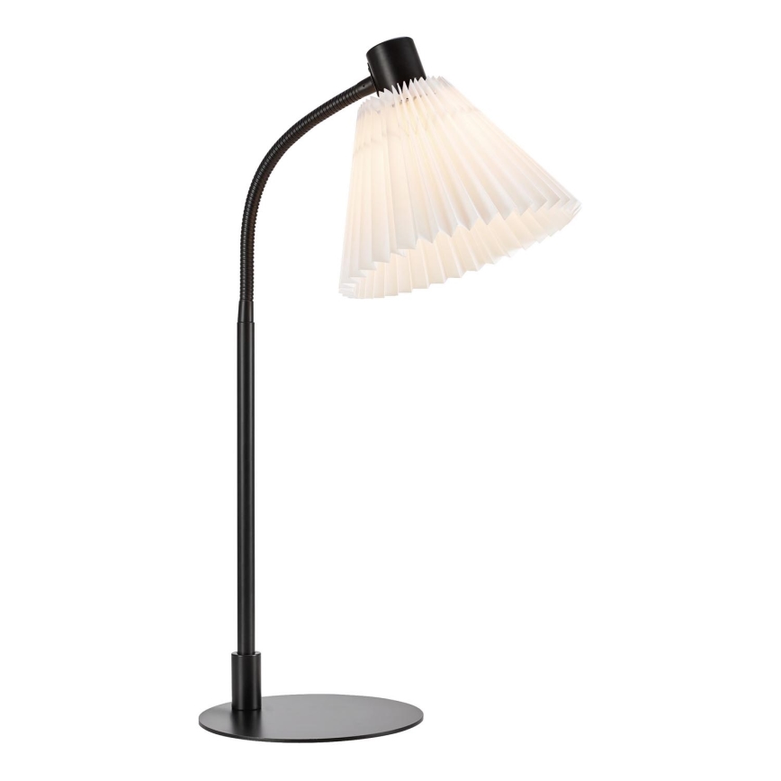 Markslöjd 108697 - Lámpara de mesa MIRA 1xE14/40W/230V negro/blanco