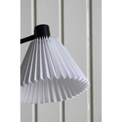 Markslöjd 108697 - Lámpara de mesa MIRA 1xE14/40W/230V negro/blanco