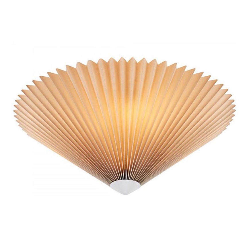 Markslöjd 108704 - Plafón PLISADO 3xE14/40W/230V diá. 42 cm beige