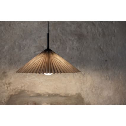 Markslöjd 108709 - Lámpara colgante PLISADO 1xE27/40W/230V diá. 50 cm gris