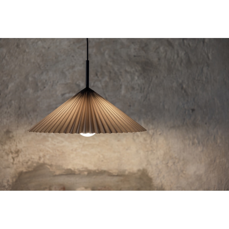 Markslöjd 108709 - Lámpara colgante PLISADO 1xE27/40W/230V diá. 50 cm gris