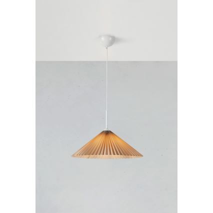Markslöjd 108710 - Lámpara colgante PLISADO 1xE27/40W/230V diá. 50 cm beige