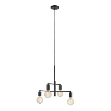 Markslöjd 108716 - Lámpara colgante CIELO 4xE27/40W/230V negro