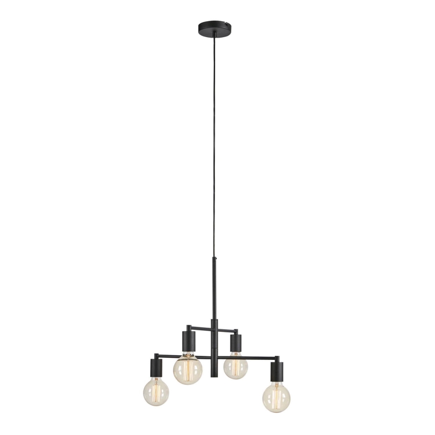 Markslöjd 108716 - Lámpara colgante CIELO 4xE27/40W/230V negro