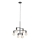 Markslöjd 108717 - Lámpara colgante CIELO 6xE27/40W/230V negro