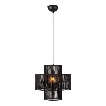 Markslöjd 108766 - Lámpara colgante SOGA 1xE27/40W/230V negro