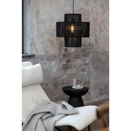 Markslöjd 108766 - Lámpara colgante SOGA 1xE27/40W/230V negro