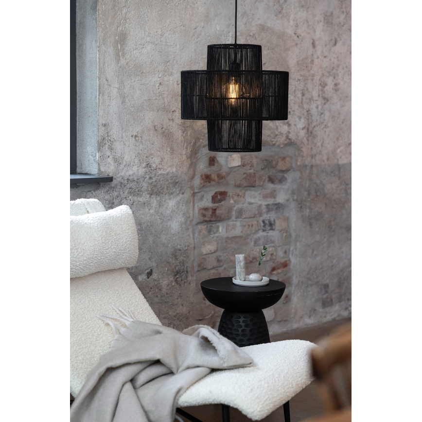 Markslöjd 108766 - Lámpara colgante SOGA 1xE27/40W/230V negro