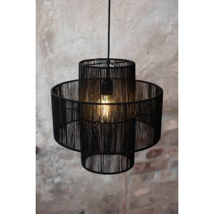 Markslöjd 108766 - Lámpara colgante SOGA 1xE27/40W/230V negro