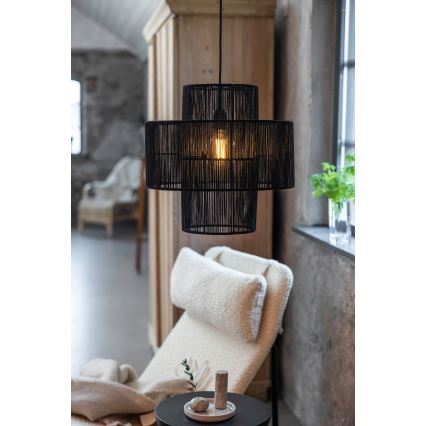 Markslöjd 108766 - Lámpara colgante SOGA 1xE27/40W/230V negro