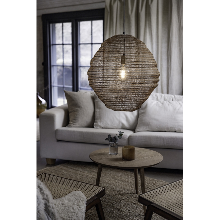 Markslöjd 108773 - Lámpara colgante TAZZA 1xE27/40W/230V dorado