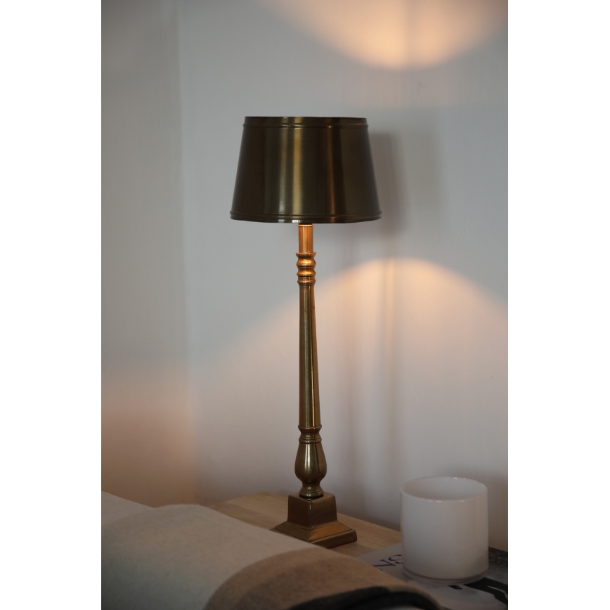 Markslöjd 108774 - Lámpara de mesa METALLO 1xE27/40W/230V dorado