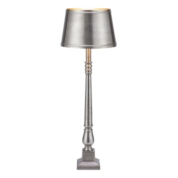 Markslöjd 108775 - Lámpara de mesa METALLO 1xE27/40W/230V cromo mate