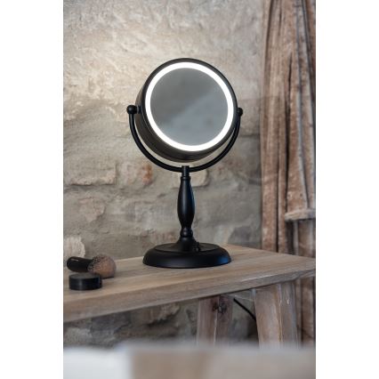 Markslöjd 108788 - Espejo cosmético FACE 1xE14/25W/230V