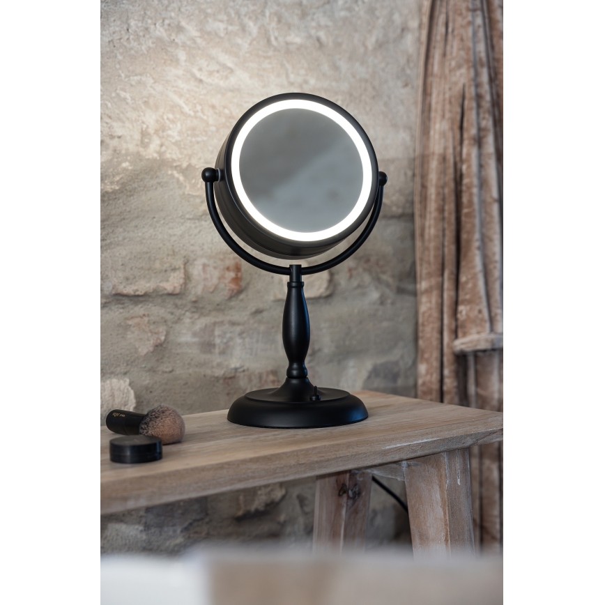 Markslöjd 108788 - Espejo cosmético FACE 1xE14/25W/230V
