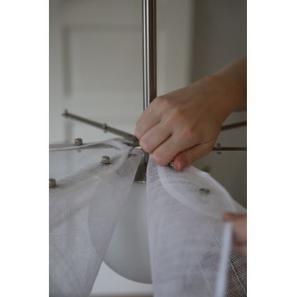 Markslöjd 108818 - Lámpara colgante STYRKA 1xE27/40W/230V diá. 75 cm blanco