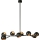 Markslöjd 108852 - Lámpara colgante EDGAR 8xE14/40W/230V negro