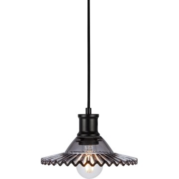 Markslöjd 108854 - Lámpara colgante NOVIA 1xE27/40W/230V negro/ahumado