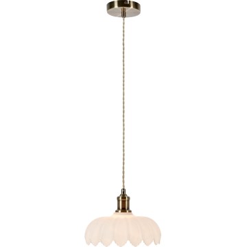 Markslöjd 108857 - Lámpara colgante KURAGE 1xE27/40W/230V latón/blanco