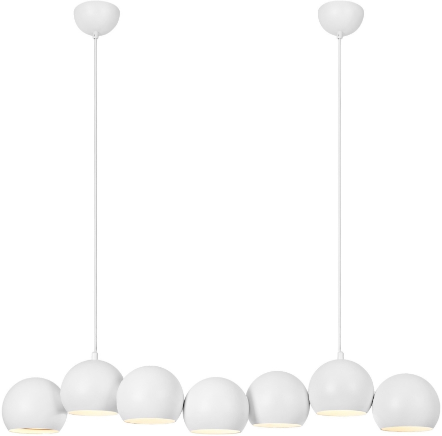 Markslöjd 108859 - Lámpara colgante CUPOLO 7xE14/40W/230V blanco