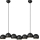 Markslöjd 108860 - Lámpara colgante CUPOLO 7xE14/40W/230V negro