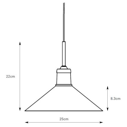 Markslöjd 108867 - Lámpara colgante VELA 1xE27/40W/230V latón/blanco