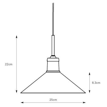 Markslöjd 108868 - Lámpara colgante VELA 1xE27/40W/230V latón/Verde