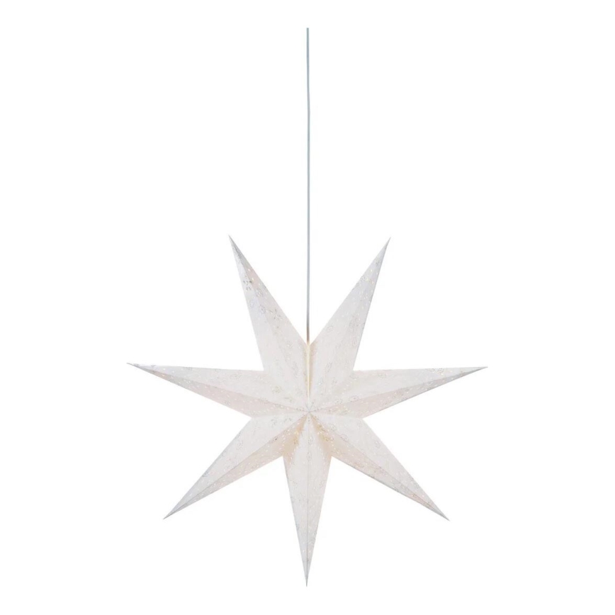 Markslöjd 700115 - Decoración de Navidad ARATORP 1xE14/25W/230V 75 cm blanco