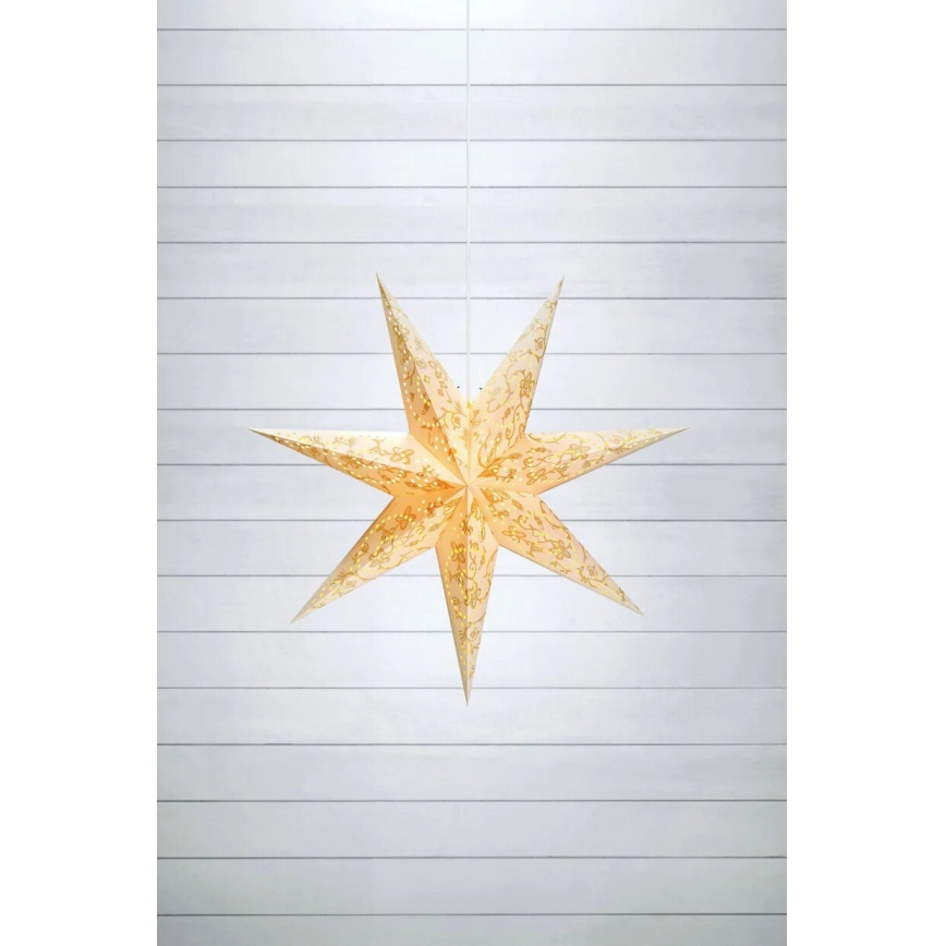 Markslöjd 700115 - Decoración de Navidad ARATORP 1xE14/25W/230V 75 cm blanco