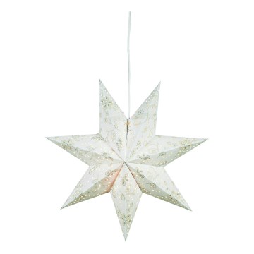 Markslöjd 700118 - Decoración de Navidad ARATORP 1xE14/25W/230V 45 cm blanco