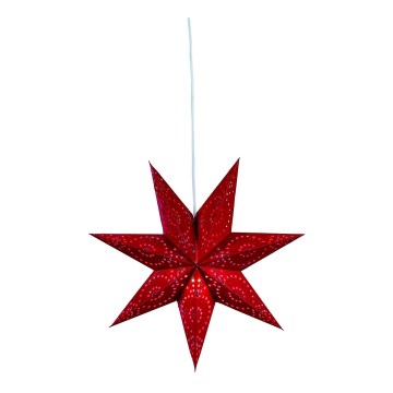 Markslöjd 700122 - Decoración de Navidad SATURNUS 1xE14/25W/230V d. 45 cm rojo