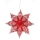Markslöjd 702561 - Decoración navideña HALL 1xE14/25W/230V color rojo 70 cm