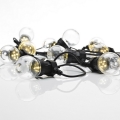 Markslöjd 703181 - Cadena LED de Navidad para exteriores DAKKE 10xLED 7,5m IP44 blanco cálido