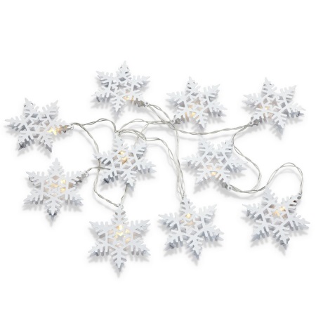Markslöjd 703747 - Cadena de Navidad LED PRINCE 10xLED/3xAA 2,15m blanco cálido