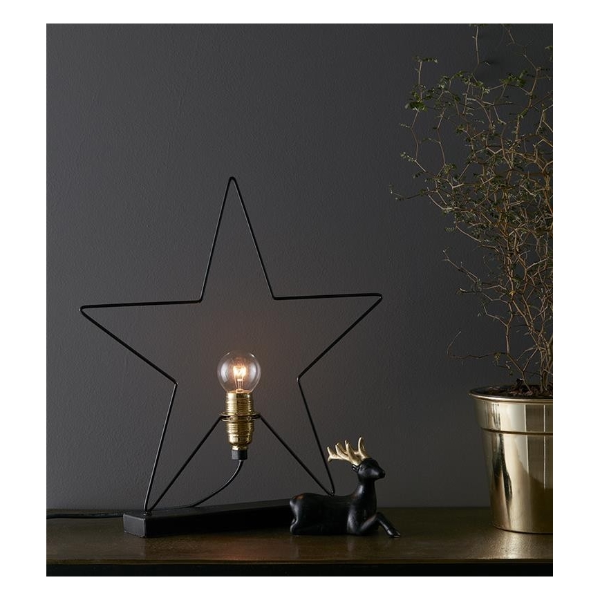 Markslöjd 703935 - Decoración navideña RAPP 1xE14/25W/230V color negro