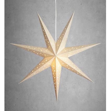 Markslöjd 704420 - Decoración navideña SOLVALLA 1xE14/25W/230V dorada 75 cm