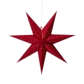 Markslöjd 704902 - Decoración navideña CLARA 1xE14/6W/230V 75 cm color rojo