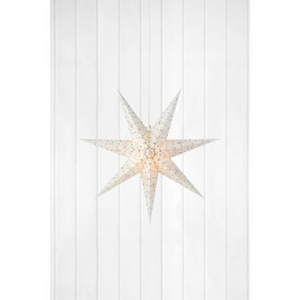 Markslöjd 704910 - Decoración de Navidad OLIVIA 1xE14/6W/230V 75 cm blanco