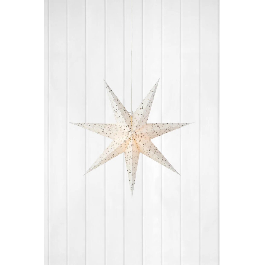 Markslöjd 704910 - Decoración de Navidad OLIVIA 1xE14/6W/230V 75 cm blanco
