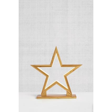 Markslöjd 704993 - Decoración navideña LED BOBO LED/2,6W/230V bambú
