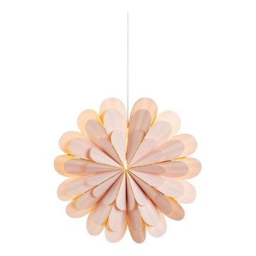 Markslöjd 705304 - Decoración navideña MARIGOLD 1xE14/25W/230V 45 cm rosa